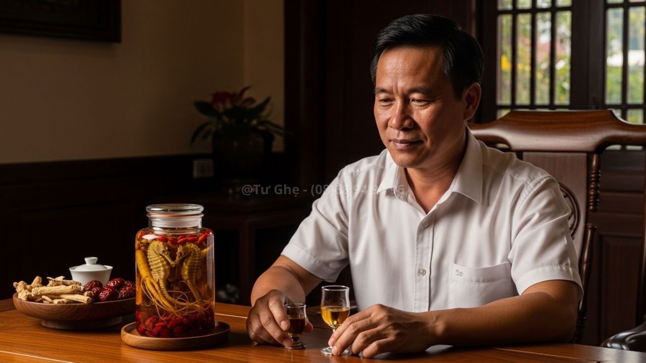 uong rươu cá ngựa bao lâu có tác dụng