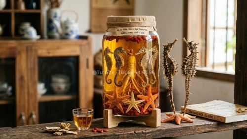 Hướng dẫn ngâm rượu cá ngựa với sao biển và hải long chuẩn vị 2026.