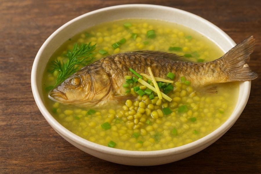 mon-chao-ca-chep-dau-xanh