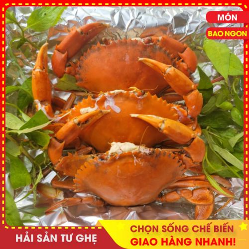 Cua gạch son hấp [Phần 4con\kg]